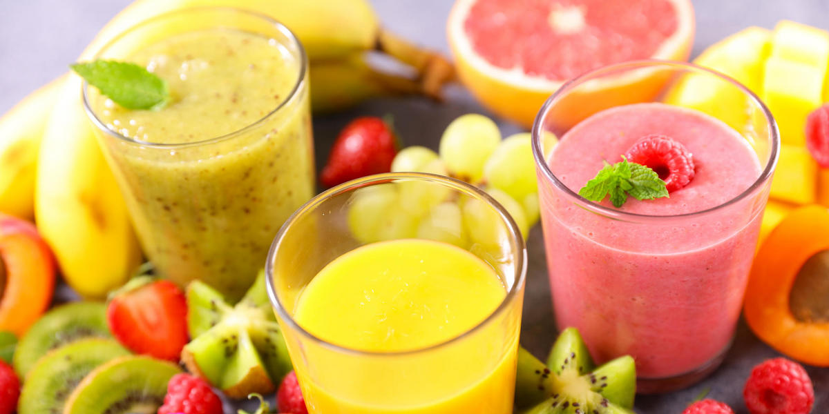 smoothies and juice